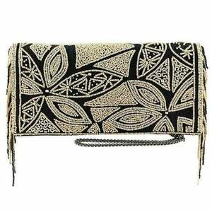 Indian Handmade Luxury <b>Crystal</b> Fashion Accessories Multicolor <b>Beaded</b> Baguette Bag Handle Durable Casual Handbag Local - Product Image 1