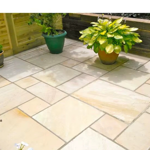 Dalles et carreaux en pierre de grès menthe naturelle Harvest Mint pour revêtement mural, revêtement de sol, aménagement paysager et pavage de jardin - Product Image 1