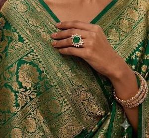 High Shine Elegant Luxury Bridal Ring For <b>Wedding</b> <b>Accessories</b> From India Manufacturer At Best Price Ring - Product Image 2