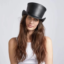 Premium Handcrafted Digital Printing <b>Leather</b> Cowboy Hat Adjustable <b>String</b> European American Style Outdoor Sun Hat Adults Unisex - Product Image 4