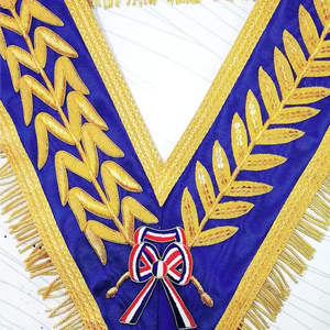 Chaîne de sash maçonnique NESTA SPORTS – Faible MOQ, Prix Raisonnables, Collier de sash maçonnique sur mesure en matériaux de la meilleure qualité - Product Image 2