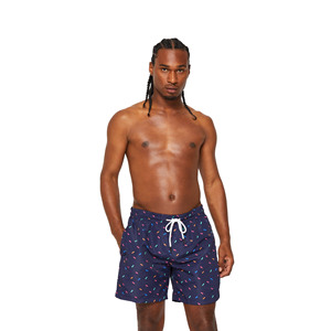 Shorts Casuales de Cintura Media para Hombre, Ecológicos, de Secado Rápido, Transpirables, Impermeables, con Cierre de Cordón, 100% - Product Image 2