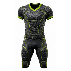 Uniforme de football américain, vêtements d'entraînement durables, coupe confortable pour les matchs, uniforme de football américain - Product Image 1