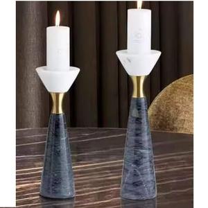 Support de bougie fait main avec finition plaquée or, de haute qualité, pour table, vente en gros, support votif en métal, support pour bougie chauffe-plat en métal - Product Image 2