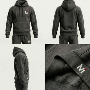 Ensemble de survêtement personnalisé pour homme OEM, sweat-shirt et jogging, streetwear fitness, USA Europe Maluza UrbanPower Pro - Product Image 6