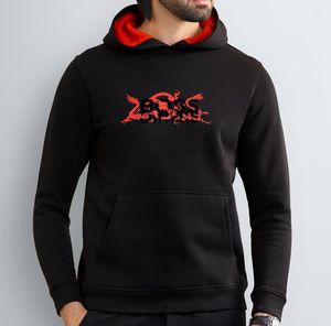 Sweat-shirt à capuche imprimé pour homme, coupe ajustée, en coton premium, décontracté, respirant, respectueux de l'environnement, OEM - Product Image 1