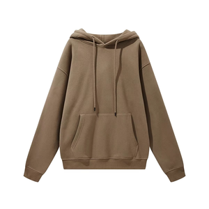 Sweat-shirt à capuche orange unisexe décontracté en molleton français avec poche, manches longues, pour l'automne - Product Image 6