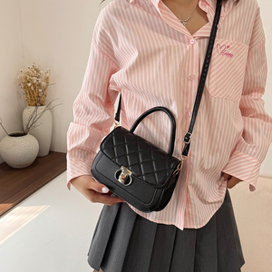 Sac à main matelassé pour femme, élégant sac fourre-tout à motif losanges, sac à main chic à poignée supérieure, sac bandoulière de travail pour femme 2026 - Product Image 3