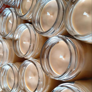 เทียนหอมซัลซ่า 100 มล. ในขวดแก้ว ทำจากพาราฟิน แฮนด์เมด อโรมาเธอราพี ราคาส่งที่ดีที่สุด รับทำโลโก้แบรนด์ตามสั่ง มีหลายขนาดให้เลือก - Product Image 1