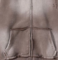 Sudadera con Capucha Vintage Lavada con Efecto Desgastado por el Sol, 100% Algodón, Felpa Francesa, Sudadera Gruesa sin Estampado, Sudadera de Alta Calidad, Fabricante OEM y ODM - Product Image 4