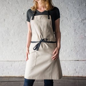 Delantal de Cocina al por Mayor para Limpieza del Hogar, Ropa de Chef para Hornear con Bolsillos, Delantal de Cocina para Adultos con Logotipo Personalizado - Product Image 5