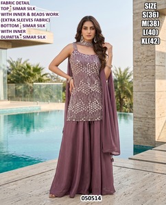 Kurti violet royal Bloom - Product Image 1