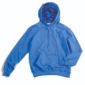 Sweat-shirt à capuche doublé satiné haute performance, design épuré, coupe oversize, style moderne unisexe - Product Image 1