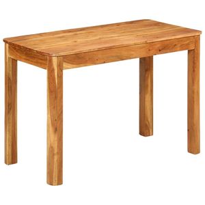 Table à manger en bois massif d'acacia 43,3''x21,7''x29,9'' - Élégante et durable - Product Image 1