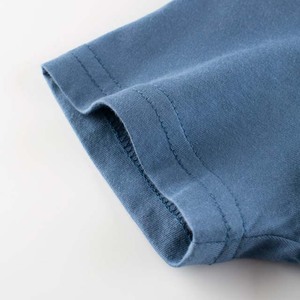 100% Cotton Knitted Short Sleeve O-Neck <b>Men's</b> <b>T</b>-<b>Shirt</b> Regular Fit Casual Breathable Eco-Friendly - Product Image 5