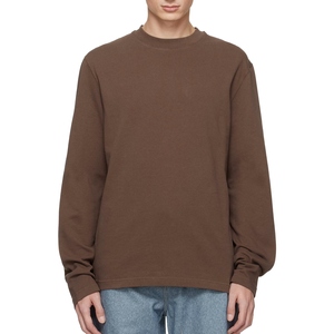 Camiseta de Manga Larga para Hombre al por Mayor, Camiseta de Alta Calidad Personalizada con Hombros Caídos, Estilo Casual Urbano para Primavera - Product Image 5