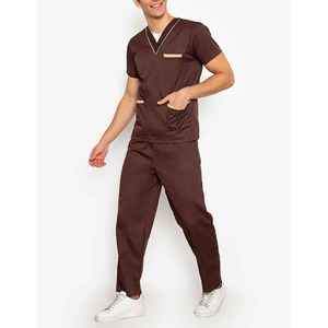 Pre-Sale Medical <b>Scrubs</b> and Hospital <b>Uniforms</b> Women Long Sleeve Nurse Jacket and <b>Scrub</b> Suit Set - Product Image 4