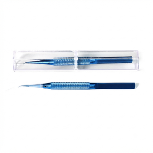 Ciseaux chirurgicaux en titane de 5,5 pouces, instrument de microchirurgie de classe I certifié CE, outil manuel de chirurgie générale - Product Image 6