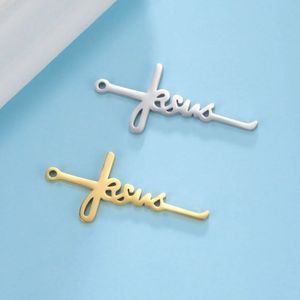 Latest Gothic Cross Symbol Charm Pendant Stainless Steel <b>Gold</b> Punk <b>Necklace</b> Bracelet Jewelry Accessory - Product Image 5