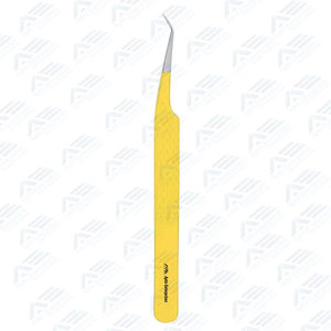 Pince à épiler de précision en acier inoxydable pour extensions de cils 10 mm – Outil applicateur pour faux cils - Product Image 5