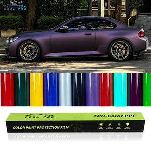 Vinilo Fundido Negro Satinado con Tinte Morado, Papel de Alta Calidad con Degradado de Color, Resistente a los Rayos UV, para Envoltura de Vehículos con Cambio de Color Mate - Product Image 1