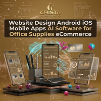 Website Design Android iOS Mobile Apps AI Software for Office Supplies WordPress Shopify Plugin AI ERP CRM Software eCommerce
