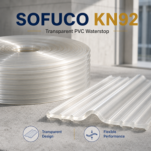 Cinta Impermeabilizante de PVC Sofuco KN9220 de Alta Resistencia, Tensión ≥12–18.8MPa, para Alcantarillas de Riego y Canales de Drenaje - Product Image 1