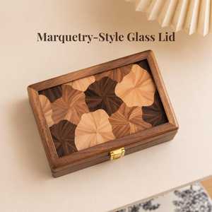 Custom Handmade Wooden Memory <b>Box</b> Premium Solid Wood <b>Keepsake</b> Chest for <b>Wedding</b> Gifts Photo Storage and Personal Collections - Product Image 4