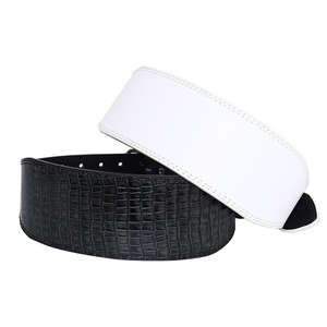 เข็มขัดยกน้ำหนักแบบหนาพิเศษพร้อมโลโก้สั่งทำ  วัสดุนีโอพรีนรองรับหลัง  ระบายอากาศได้ดี  ทำจากหนัง สำหรับยกน้ำหนัก - Product Image 1