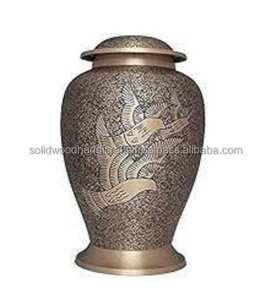 Urnas decorativas de latón para adultos, urnas hechas a mano para urnas funerarias masculinas y femeninas, urnas funerarias de alta calidad - Product Image 3