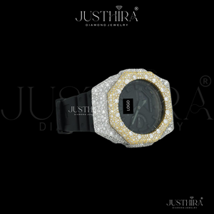 Reloj de Lujo con Bisel de Diamantes Moissanite VVS, Joyería Hiphop de Plata 925 Unisex para Bodas y Fiestas al Precio Más Bajo - Product Image 2