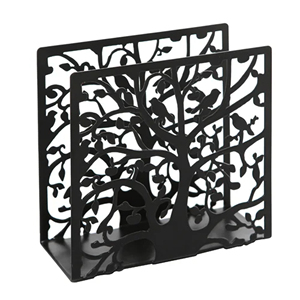 Marchandises en gros en fer forgé noir Table à manger sur pied Porte-mouchoirs Porte-serviettes moderne Distributeur de mouchoirs Organisateur - Product Image 5
