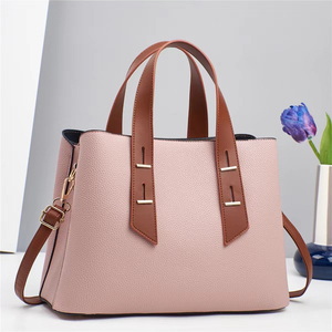 Sac fourre-tout de travail en cuir véritable blanc, couleur unie, ouverture supérieure, style minimaliste pour usage quotidien, sac fourre-tout de travail en cuir - Product Image 2