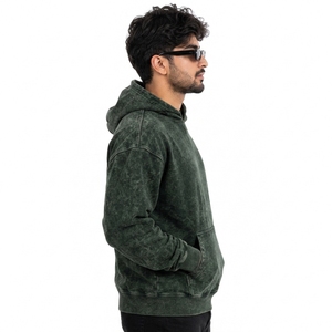 Breathable Material Made Quick Dry Men Acid <b>Wash</b> Hoodie Wholesale Custom Heavyweight Washed Hoodie For <b>Boys</b> - Product Image 3