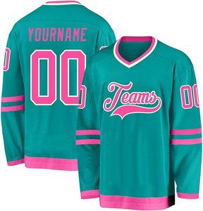 Maillot de hockey sur glace pour adulte personnalisé de haute qualité 100% polyester écologique à séchage rapide avec impression par sublimation - Product Image 6
