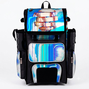 Sac à dos de baseball OEM avec compartiment à chaussures, poche pour gants, crochet de fixation et porte-bouteille d'eau, idéal pour les équipes de jeunes et d'adultes - Product Image 1