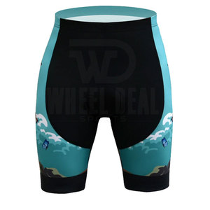 Pantalones Cortos de Ciclismo MTB para Hombre, Transpirables, de Secado Rápido, Ajustados, de Spandex, 140g, para Ciclismo Deportivo de Verano - Product Image 1