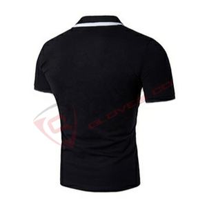 Vente en gros de chemises noires en coton et microfibre sur mesure, vos propres polos imprimés, t-shirt pour hommes fabriqué au Pakistan - Product Image 2