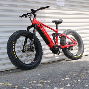 Vélo électrique Enduro 5KW à suspension intégrale, cadre entièrement en acier, 5000W 72V, style Stealth Bomber - Product Image 1