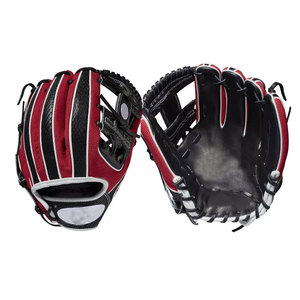 Gants de baseball de haute qualité pour jeunes et adultes, en cuir, pour l'entraînement, pour le jeu au poste intérieur et au poste extérieur, performance optimale - Product Image 1