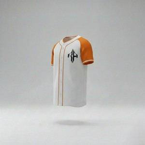 เสื้อเบสบอลคุณภาพพรีเมียม ระบายอากาศได้ดี พิมพ์ลายดิจิทัล คอวี ผ้าโพลีเอสเตอร์ 100% แขนครึ่งตัว โดย RIVIAN ATLANTIC - Product Image 6