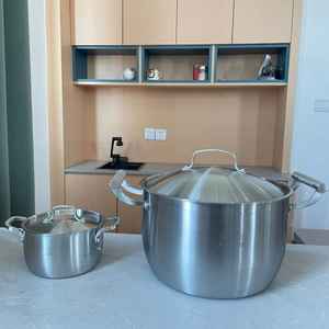 Juego de Ollas de Acero Inoxidable con Tapa de Vidrio, Compatible con Inducción, Olla para Sopa, Cacerola, Juego de Utensilios de Cocina - Product Image 6