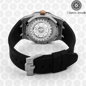 Reloj de Cristal de Lujo para Mujer Charm Jewells, Analógico de Cuarzo, Correa de Acero Inoxidable, Esfera Redonda de 38 mm, Estilo Joyería de Moda - Product Image 2
