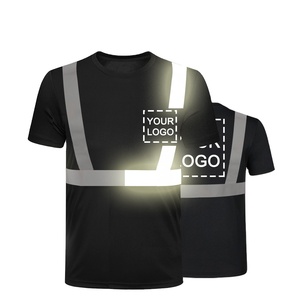 เสื้อยืดทำงานคุณภาพดีที่สุดจากโรงงาน OEM ผลิตจากโพลีเอสเตอร์ น้ำหนักเบา แห้งเร็ว แขนสั้น เหมาะสำหรับวิศวกร ชุดทำงานแบบมองเห็นได้ชัดเจน - Product Image 5