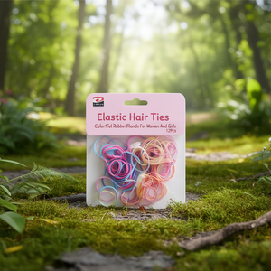 Elastici per capelli Mnj, 12 pezzi, elastici colorati per donne e ragazze - Product Image 3