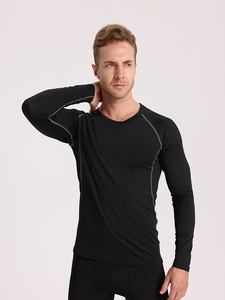 เสื้อคอมเพรสชั่นแขนยาวสำหรับผู้ชาย เสื้อผ้ากีฬา ฟิตเนส ออกกำลังกาย ยิม ชุดกีฬา - Product Image 4