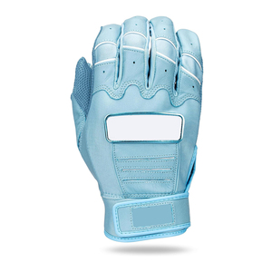 Gants de baseball pour équipe adulte, couleur bleu ciel, avec grip sur la paume et contrôle de l'humidité, pour entraînement quotidien. - Product Image 3