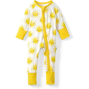Lindo pelele de bebé con estampado de tiburón, manga larga, con cremallera, unisex, de algodón suave, para toda temporada. - Product Image 5