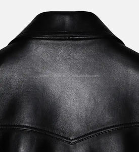 Chaqueta de cuero con estilo para hombre más vendida, chaqueta de cuero de diseño premium, chaqueta de cuero de motorista occidental para hombre de última moda para hombre - Product Image 4