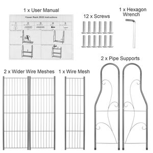 Organizador de Almacenamiento Utilitario de 88 Libras, Estante de 3 Niveles para Plantas, Exhibidor de Macetas - Product Image 6